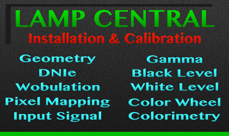 DLP & Projection TV Lamp Calibration Local TV Repair Service